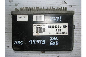 Б/у блок управления ABS Citroen XM/Peugeot 605 Y3 1989-1994, 9600011280, BENDIX S101320001D, B550976 -арт№14549-