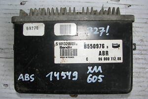 Б/у блок управління ABS Citroen XM/Peugeot 605 Y3 1989-1994, 9600011280, BENDIX S101320001D, B550976 -арт№14549-