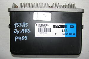 Б/у блок управления ABS Peugeot 405, 9614322580, SIEMENS S101312001A, B553696 -арт№15385-