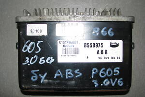 Б/у блок управления ABS Peugeot 605 3.0 V6 ZPJ/SFZ 1989-1999, 9607918680, 9611839380, BENDIX S10131500 -арт№866-