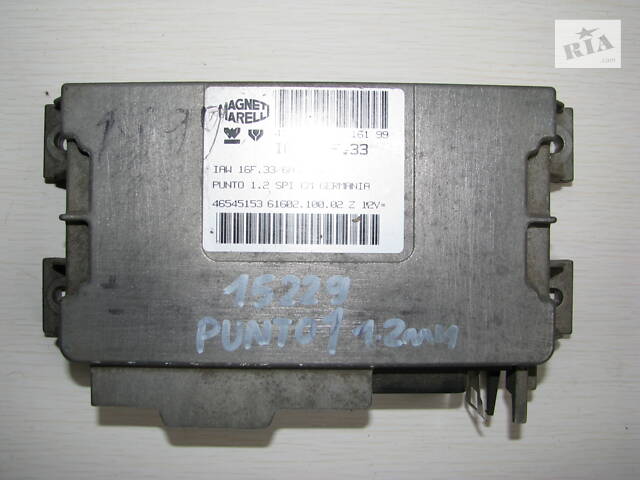 Б/у блок управления двигателем Fiat Punto I 1.2i 176B4.000 1998-1999, 46545153, MAGNETI MARELLI IAW -арт№15229-