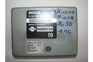 Б/у блок управления двигателем Nissan Micra K11 1.0i 16кл GC10DE 1992-1996, 23710-99B00, BOSCH 02612 -арт№15222-