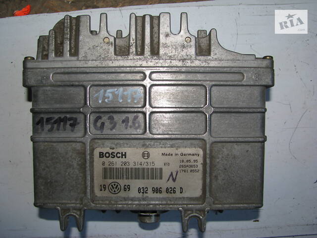Б/у блок управления двигателем Volkswagen Golf III/Vento 1.6 AEA 1994-1995, 032906026D, BOSCH 026120 -арт№15117-