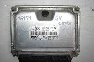 Б/у блок управления двигателем Volkswagen Golf IV 1.9TDI AXR 2001-2003, 038906019CR, BOSCH 028101066 -арт№16151-