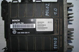 Б/у блок управления двигателем Volkswagen Polo II 1.0 AAU 1993-1994, 030906026H, BOSCH 0261200794 -арт№15108-