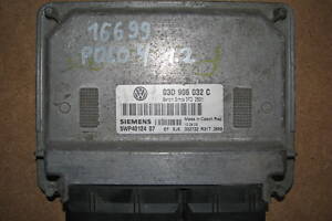 Б/у блок управления двигателем Volkswagen Polo IV 9N 1.2 3цил 12кл AWY 2001-2005, 03D906032C, SIEMEN -арт№16699-