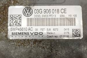 Б/У ЭБУ VOLKSWAGEN passat b6 2.0 03G906018CE