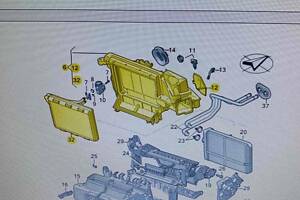 Б/У Испаритель кондиционера Audi A4 4M1820023A