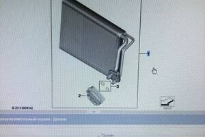 Б/У Испаритель кондиционера BMW 3-Series 64 11 6975553