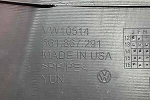 б/у Обшивка центральной стойки левая Volkswagen Passat B8 USA 2017 561867291