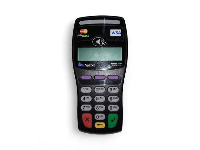 Б/У Pos-терминал Pin-Pad VeriFone 1000SE Считыватель карт. Платежный терминал - Фото NaN