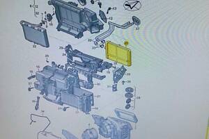 Б/У Радиатор печки Audi A4 4M0898037C