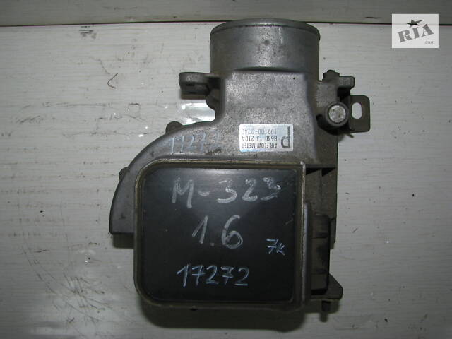Б/у расходомер воздуха Mazda 323 BF/BW 1.6 1987-1994, B63013210A, DENSO 197100-2740 -арт№17272-