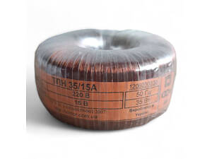 Б/У Тороидальный трансформатор ТПН 35/15А — силовой трансформатор 35В 15А для радиоаппаратуры, 220В, 50 Гц