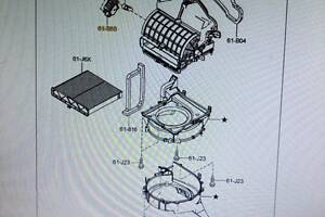 Б/У Заслонка печки Mazda Mazda3 BDGF61B60