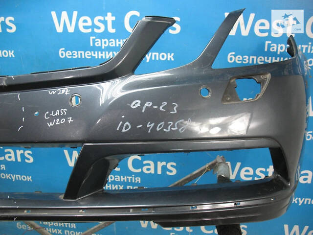 Б/в Бампер передній під парктроніки і омивач фар на Mercedes-Benz E-Class 2009-2013 - Фото 4