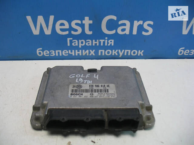 Б/в Блок керування двигуном 1.9TDI Bosch на Volkswagen Golf IV 1998-2001