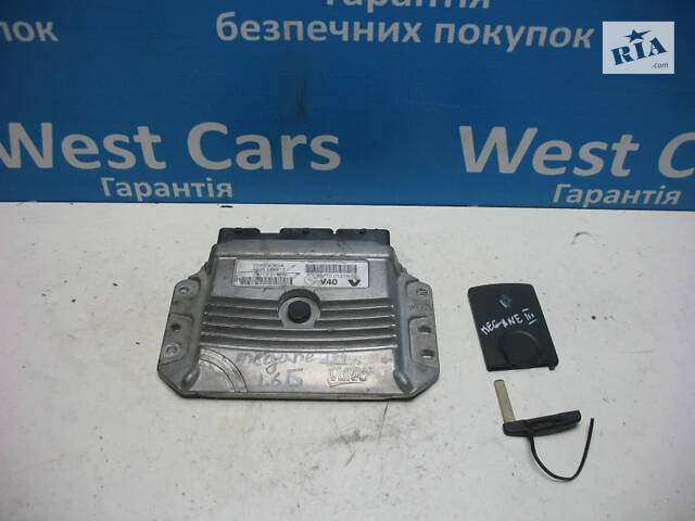 Б/в Блок управління двигуном із ключ-картою на Renault Scenic. Вибір №1! 2008-2012