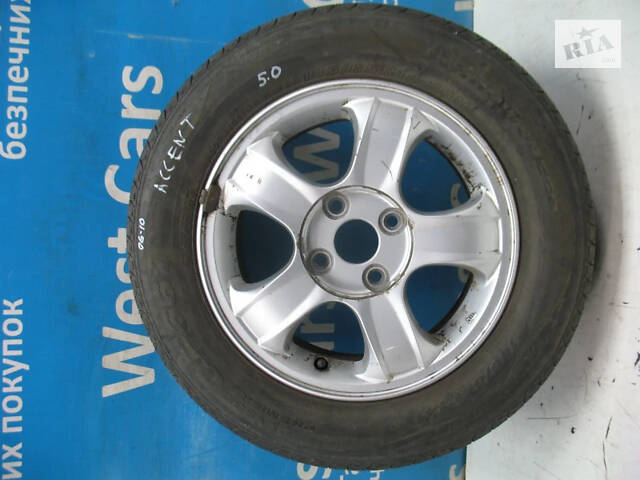 Б/в Диск R14 з шиною 185/65 на Hyundai Accent 2006-2010