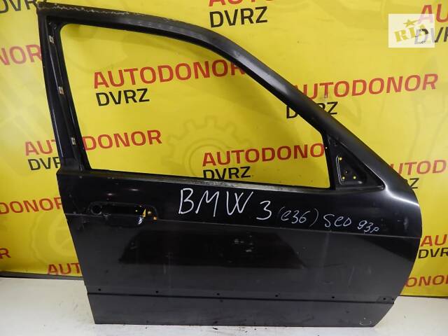 Б/в Двері передні праві чорні на BMW 3 Series 1990-1998