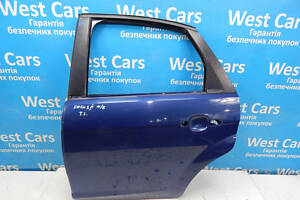 Б/в Двері задні ліві сині хетчбек код фарби - Ocean Blue (Metallic) на Ford Focus 2008-2011