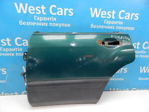 Б/в Двері задні ліві зелені (вм’ятини. сліди корозії) на Subaru Forester 1997-2000