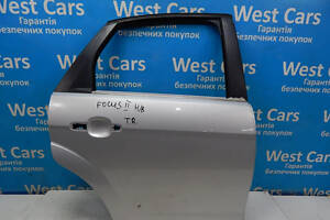 Б/в Двері задні праві срібні хетчбек код фарби - Moondust Silver (Metallic) на Ford Focus 2008-2011