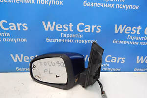 Б/в Дзеркало бокове ліве 6 контактів синє код фарби - Ocean Blue (Metallic) на Ford Focus 2008-2011