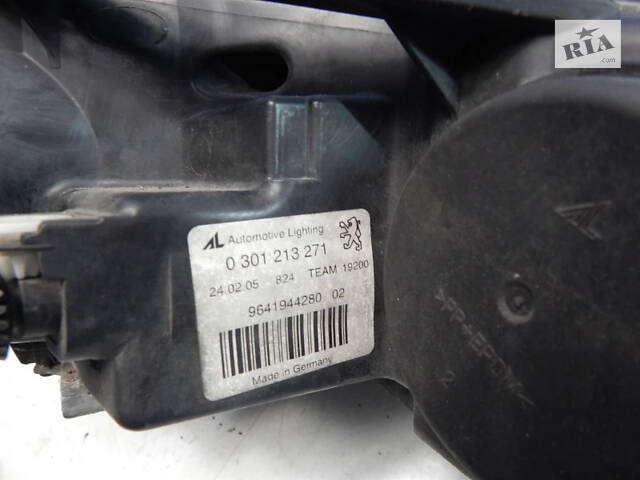 Б/в Фара передня ліва xenon універсал на Peugeot 407 2004-2006 - Фото 8
