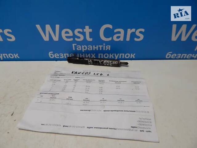 Б/в Форсунка паливна з тестом Delphi 1.5D на Renault Kangoo 2008-2012 - Фото 1
