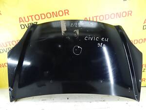 Б/в Капот чорний хетчбек на Honda Civic 2001-2005