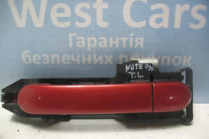 Б/в Ручка задньої лівої двері зовнішня червона на Nissan Note 2006-2012