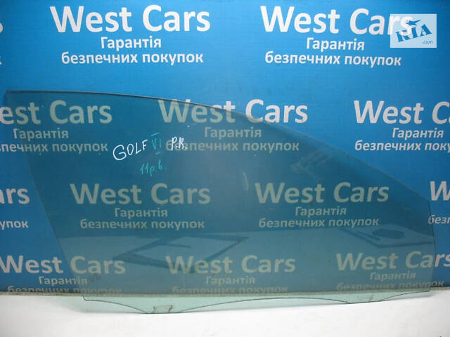 Б/в Скло передньої правої двері на Volkswagen Golf VI 2008-2012