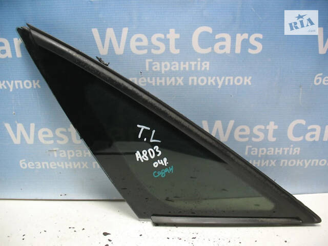 Б/в Скло в кузов заднє ліве (кватирка) на Audi A8 2003-2010
