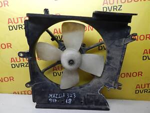 Б/в Вентилятор радіатора 1.8B Denso (пошкоджений корпус дифузора) на Mazda 323BG 1989-1994