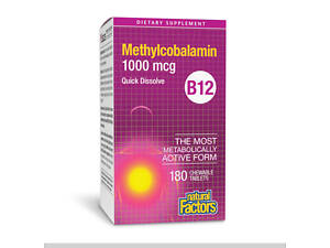 B12 Methylcobalamin 1000 mcg - 180 tabs