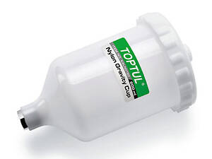 Бачок для краскопульта пластиковый 600 мл (внутренняя резьба M16*1.5) TOPTUL KALN0160