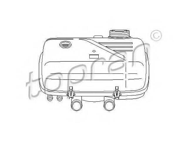 Компенсационный бачок TOPRAN 721994 на CITROEN DISPATCH (U6U) - Фото 1