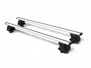 Багажник на гладкую крышу Daewoo Lanos 1997- серый Erkul