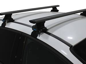 Багажник на гладкий дах Mitsubishi Lancer X 2008- чорний Trophybar