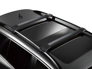 Багажник на крышу Hyundai ix35 2009- черный на рейлинги Erkul