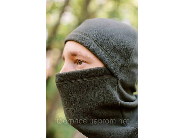 Балаклава флисовая Tribe Fleece Balaclava T-KF-0021 OS, olive, Оригинал! - Фото 4