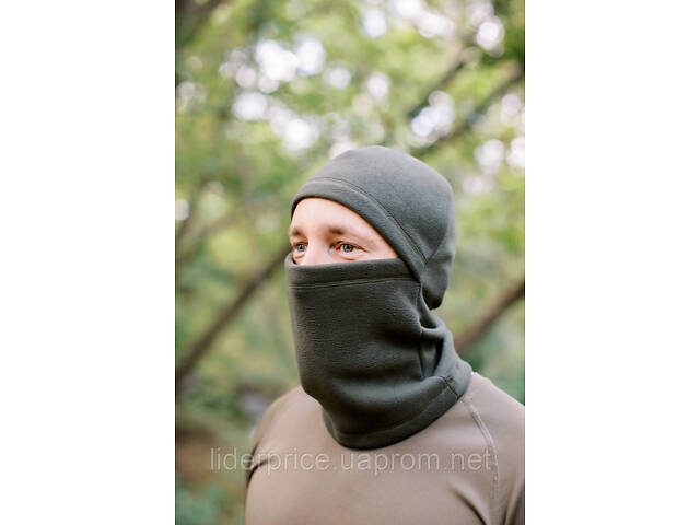 Балаклава флисовая Tribe Fleece Balaclava T-KF-0021 OS, olive, Оригинал! - Фото 5