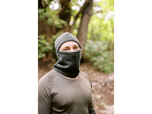 Балаклава флисовая Tribe Fleece Balaclava T-KF-0021 OS, olive, Оригинал! - Фото 8
