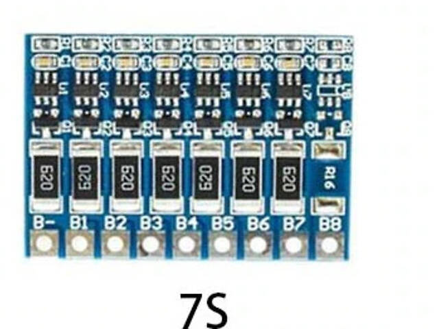 Балансировочная БМС плата аккумулятора 7S №1913 - Фото 3