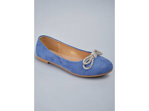 Балетки женские 343455 р.39 (23,5) Fashion Синий