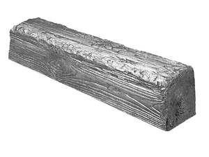 Балка поліуретанова DECOWOOD рустік EQ 004 (3м) classic дуб сивий 19х17