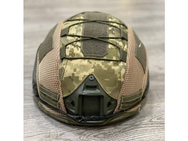 Балістичний шолом-каска FAST Helmet і кавер L Мультикам - Фото 4