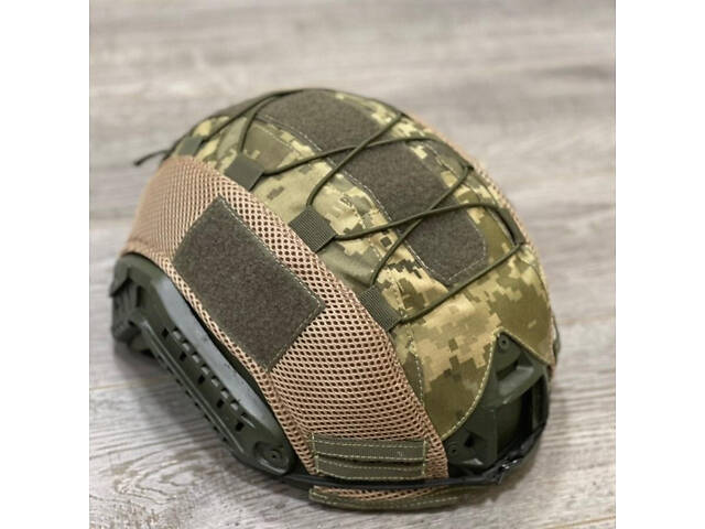 Баллистический шлем каска FAST Helmet + кавер Мультикам - Фото 1