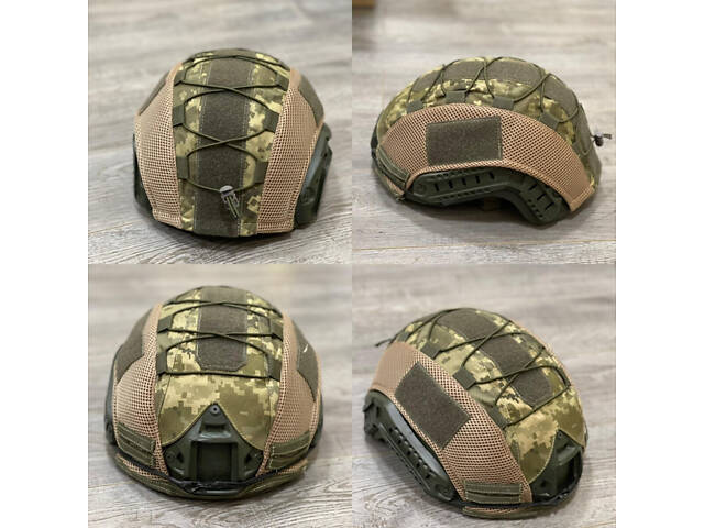 Баллистический шлем каска FAST Helmet + кавер Мультикам - Фото 2
